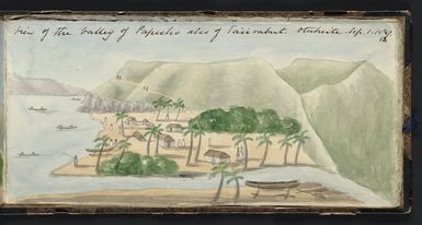 View of the valley of Papeeho also of Taiirabut. Otaheite