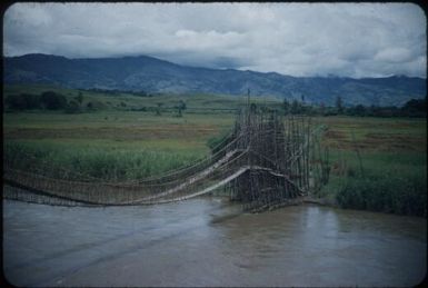 Kerowil Bridge across Wahgi River : Wahgi Valley, Papua New Guinea, 1954 and 1955 / Terence and Margaret Spencer