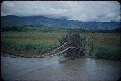 Kerowil Bridge across Wahgi River : Wahgi Valley, Papua New Guinea, 1954 and 1955 / Terence and Margaret Spencer