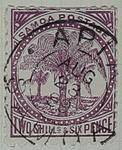 Stamp: Samoan Two Shillings and Six Pence