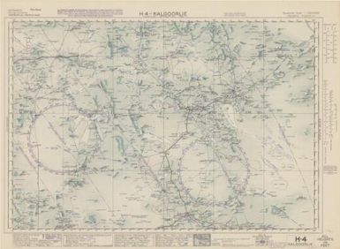 Australian aeronautical map: Kalgoorlie (Sheet H4)