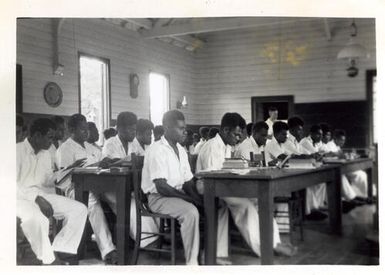 Students at Teachers' Training Institution, Tangoa