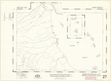 Milinch of ... : fourmil of ... (27 - Fourmil of Bougainville South - Milinch of Kieta NW&NE)