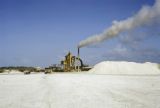 Marshall Islands, limestone quarry in Majuro