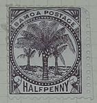 Stamp: Samoan Half Penny