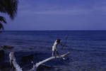 Bow and arrow fishing, Madang area, May 1962