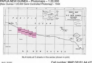 [New Guinea 1:20,000 semi controlled photomap] prepared under the direction of the Army Engineer, Sixth U.S. Army by 650th Engineering Top