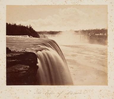 The Falls of Niagara. From the album: Views of New Zealand Scenery/Views of England, N. America, Hawaii and N.Z.