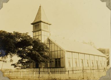 Methodist church on an island in the Ha'apai Group, 1928