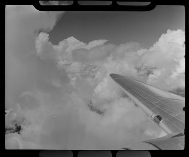 Qantas flight, Papua New Guinea from Port Moresby to Lae.Photograph taken by Whites Aviation