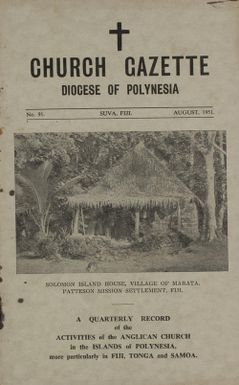 Church Gazette, Polynesia: August 1951