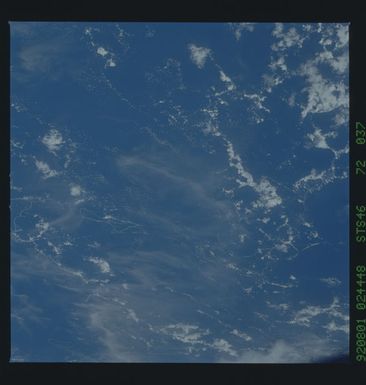 S46-72-037 - STS-046 - Earth observations taken from the shuttle orbiter Atlantis during STS-46