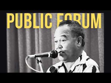 Public Forum: The Covenant, The Next 20 Years | December 13th, 1997 | Part 1