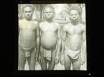 Three men, New Guinea, c1924 to ?