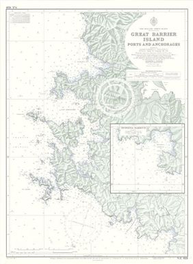 [New Zealand hydrographic charts]: New Zealand - North Island. Great Barrier Island Ports and Anchorages. (Sheet 5225)