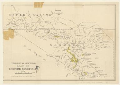 Territory of New Guinea, map of Morobe goldfields (23)