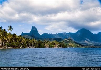 Tahiti - view of island