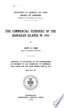 The commercial fisheries of the Hawaiian Islands in 1903