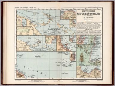 Nr. 26. Schutzgebiet des Neu-Guinea Kompanie in 6 Blaettern, Blatt 3. (Reserve of the New Guinea Company in 6 sheets, Sheet 3.)