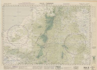 Australian aeronautical map: Tarakan (Sheet NA3)