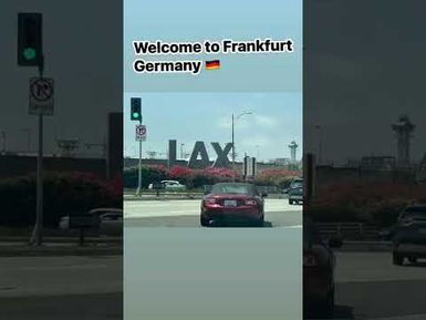 Welcome to Frankfurt Airport, Germany!