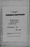 Patrol Reports. Northern District, Kokoda, 1961 - 1962