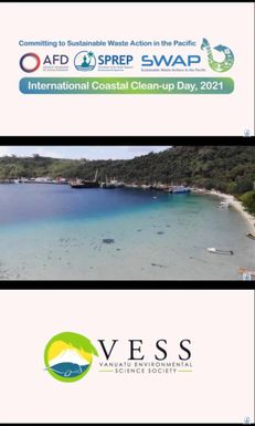 Journée Internationale de nettoyage du littoral 2021:Action Vanuatu Environmental Science Society