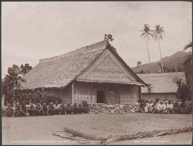 The church at Kilomama, Buala, Solomon Islands, 1906 / J.W. Beattie