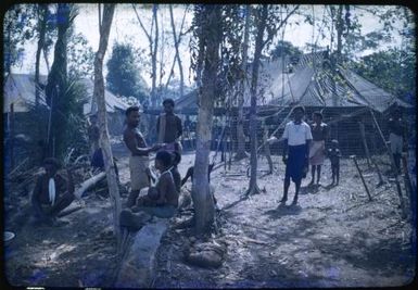 Tent wards that were gradually replaced as the hospital at Saiho was built, Papua New Guinea, 1951 / Albert Speer