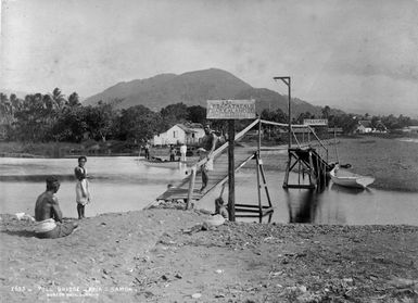 Toll bridge at Apia, Samoa