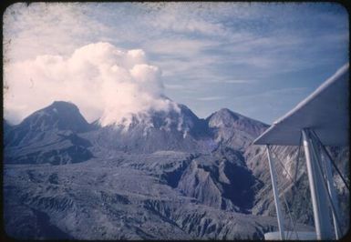 Aerial view of the volcano's peak, Mt. Lamington, Papua New Guinea, 1951 / Albert Speer