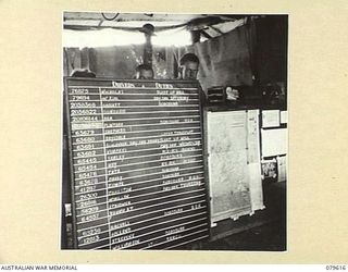 ORO BAY, NEW GUINEA. 1943-07. THE TRANSPORT DUTY BOARD OF THE 10TH FIELD AMBULANCE, ARMY MEDICAL CORPS