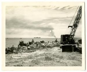 [Servicemen Unloading Supplies on a Beach]