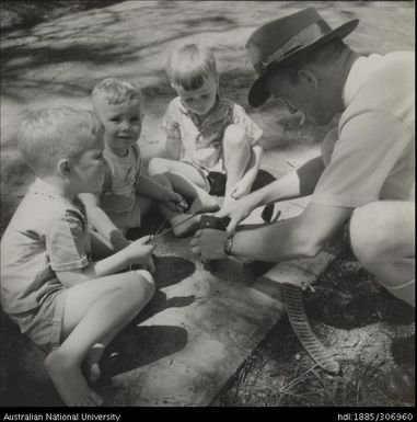 Officer with his children