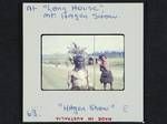 At "long house", Mt Hagen Show, [Papua New Guinea, 1963?]