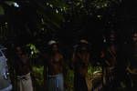 Highland workers at Inus plantation, Bougainville, [Papua New Guinea, 1963?]