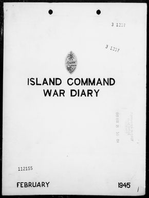COM GUAM ISLAND - War Diary, 2/1-28/45