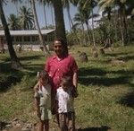 Wife of pineapple plantation owner Western Samoa