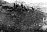 Perimeter defense set up during the Matanikau campaign on Guadalcanal, 1940s