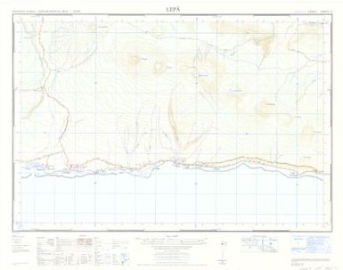 Western Samoa topographical map 1:20,000: Lepa (Sheet 27)