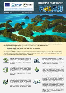 PacWastePlus country profile snapshot - Palau