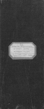 #17 Hawaiian explorations, dr 4061-4070, hy 4558-4597, July 17th - July 19th, 1902
