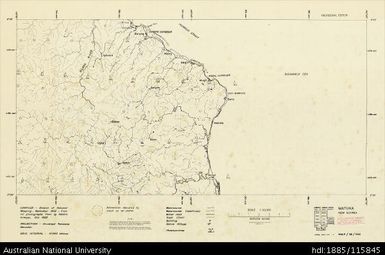Papua New Guinea, Lower Ramu Area, Matuka, Provisional map, Sheet NMP-58-040, 1958, 1:63 360