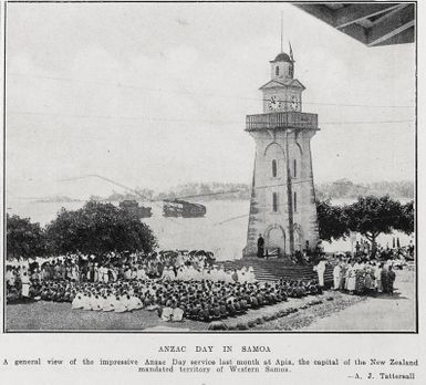 Anzac Day in Samoa