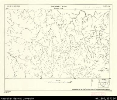 Solomon Islands, Guadalcanal, Mbetikama River, Series: D.O.S. Repro 3 (Sketch), Sheet 8, 1968, 1:50 000