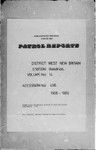 Patrol Reports. West New Britain District, Kandrian, 1968 - 1969