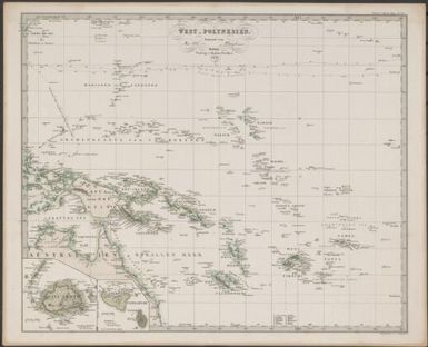 West-Polynesien : Mai 1848 / Entwurf von W. Berghaus ; gestochen v. C. Poppey
