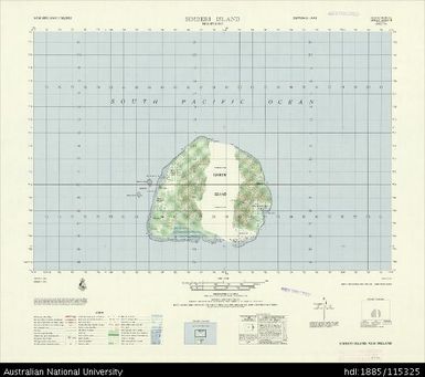 Papua New Guinea, New Ireland, Simberi Island, Series: AMS T795, Sheet 6150 II, 1964, 1:50 000