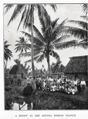 A group at the Levuka mission station