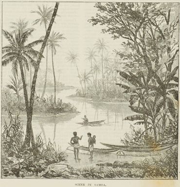 Scene in Samoa